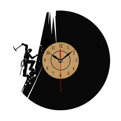 Vinyl Record Wall Clock – Modern Art & Timeless Music-Inspired Decor - Shello's Creative Boutique