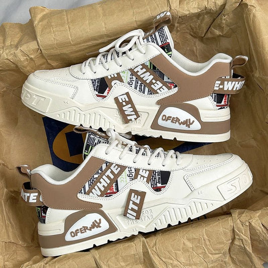 Thick soled sports and casual board shoes, niche and versatile trendy shoes Shello Creative Boutique