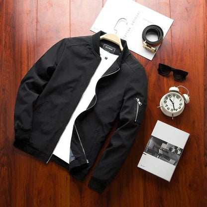 Men's Bomber Jacket - Slim Fit Streetwear Pilot Coat - Shello's Creative Boutique