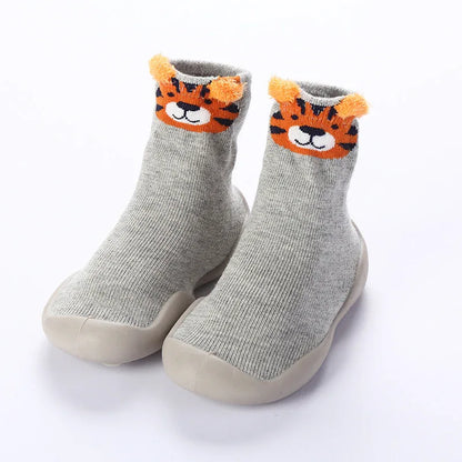Cartoon Cotton Toddler Shoes – Soft Sole Indoor Floor Socks for Boys & Girls (Ages 3 Months–3 Years) - Shello's Creative Boutique