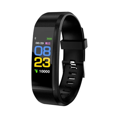 115 Plus Bluetooth Smart Watch Heart Rate Monitor Smart Watch Fitness Tracker Bracelet Waterproof Smart Wristband - Shello's Creative Boutique