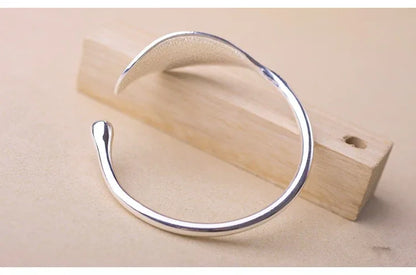 Silver Plated Leaf Charm Bracelets & Bangles For Women Wedding Adjustable Bracelet Pulseira Feminina SL206 - Shello's Creative Boutique