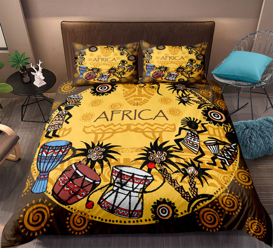 African home textile ethnic style bed sheet quilt cover pillowcase three or four piece set eprolo