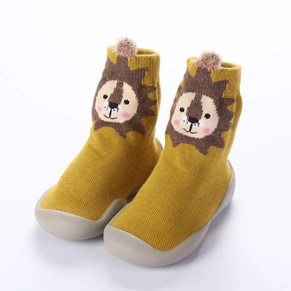 Cartoon Cotton Toddler Shoes – Soft Sole Indoor Floor Socks for Boys & Girls (Ages 3 Months–3 Years) - Shello's Creative Boutique