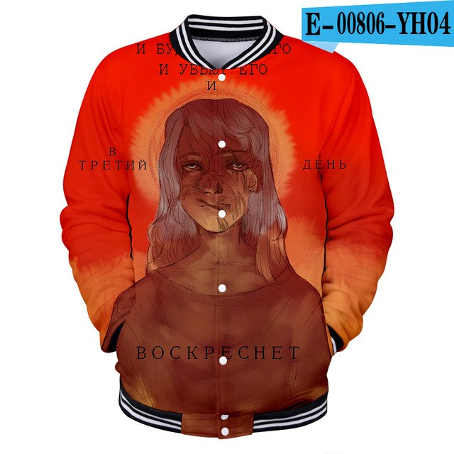 Sally face 3D jacket Hoodies New Hot Fall 3D baseball jacket Harajuku printing Sally face Baseball uniform Sweatshirt Men/Women eprolo