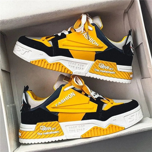 New Men‘s Sneakers Fashion Skateboard Shoes Outdoor Casual Running Shoes For Men Lace-up Platform Tenis Shoes Zapatillas Hombre eprolo