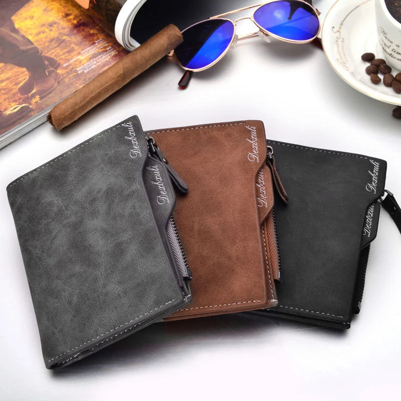 Wallet Men Soft Leather wallet with removable card slots multifunction men wallet purse male clutch top quality ! Shello Creative Boutique