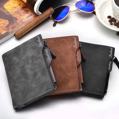 Wallet Men Soft Leather wallet with removable card slots multifunction men wallet purse male clutch top quality ! - Shello's Creative Boutique