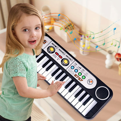 37-Key Electronic Piano for Kids - Beginner Keyboard Musical Toy Ages 3+