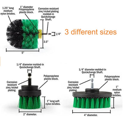 Power Scrubber Brush Set for Bathroom Car | Drill Scrubber Brush - Shello's Creative Boutique