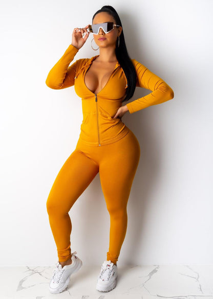 Two Piece Set Tracksuit Women Festival Clothing Fall Winter Top+Pant Sweat Suits Neon 2 Piece Outfits Matching Sets eprolo