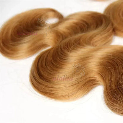 Honey Blonde Brazilian Body Wave Hair Bundles - 100% Raw Human Hair Extensions - Shello's Creative Boutique