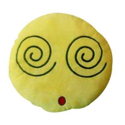 Adorable Emoji Face Pillow - 30cm Round Cushion for Kids & Adults