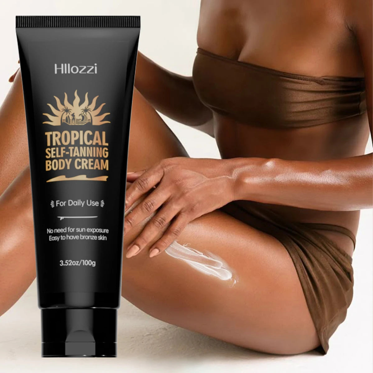 self-tanning lotion can be used on all parts of the face and body to hydrate and moisturize. faster and deeper tanning effects - Shello's Creative Boutique
