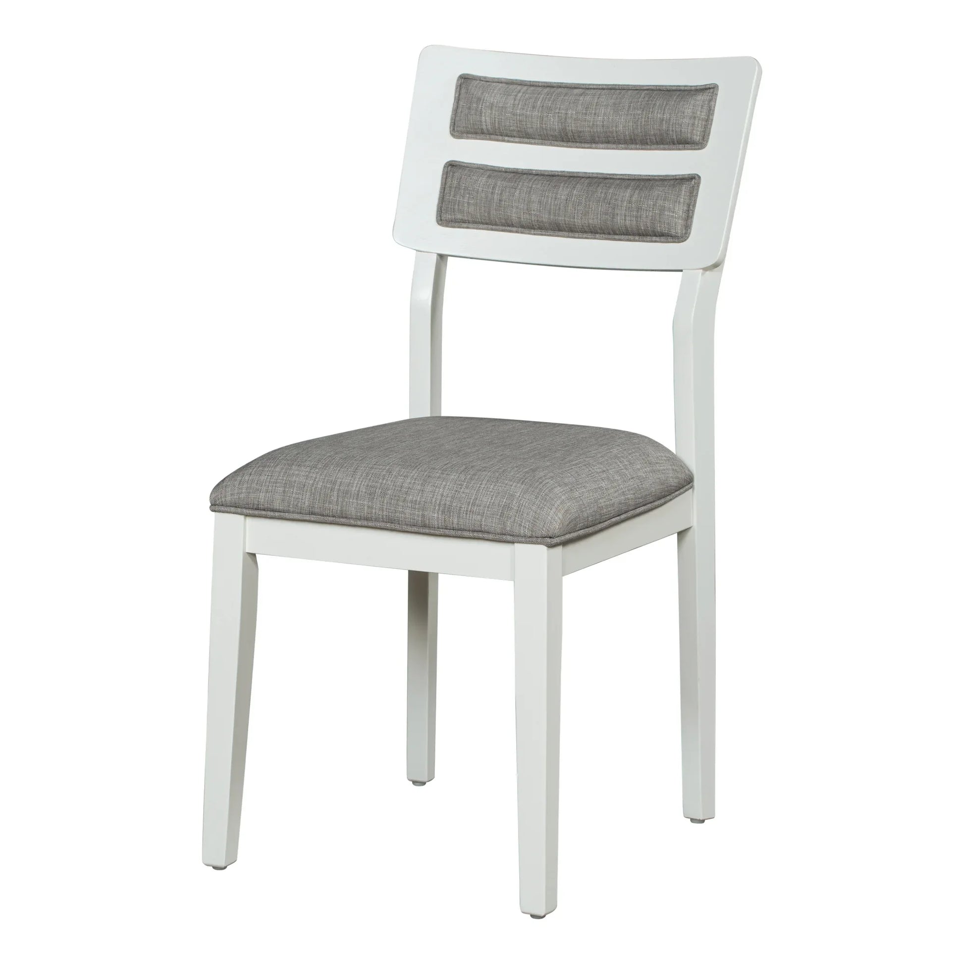TREXM Classic and Traditional Style 6 - Piece Dining Set, Includes Dining Table 4 Upholstered Chairs & Bench (White+Gray) - Shello's Creative Boutique