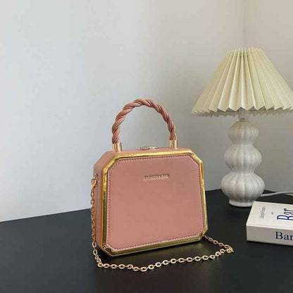Shello's Creative Boutique – Fashionable Small Square Chain Crossbody Bag - Shello's Creative Boutique