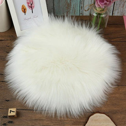 30x30CM Soft Artificial Sheepskin Rug Chair Cover Bedroom Mat Artificial Wool Warm Hairy Carpet Seat Textil Fur Area Rugs - Shello's Creative Boutique