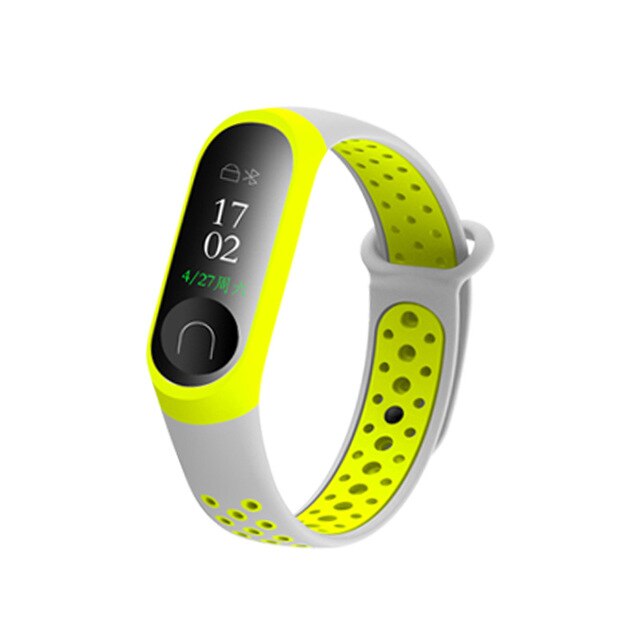 Newest Millet Silica Bracelet 3 4 Wristband Smart Sports Bracelet Replacement For Xiaomi Mi band 3 4 Wristband Fitness Watch eprolo