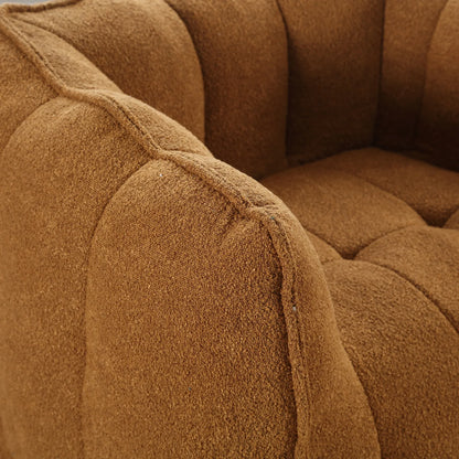 Eprolo Soft Bean Bag Chair with High Resilient Foam Comfortable Square Lazy Sofa with Footstool - Shello's Creative Boutique