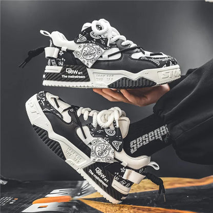 Men's breathable casual board shoes - Shello's Creative Boutique