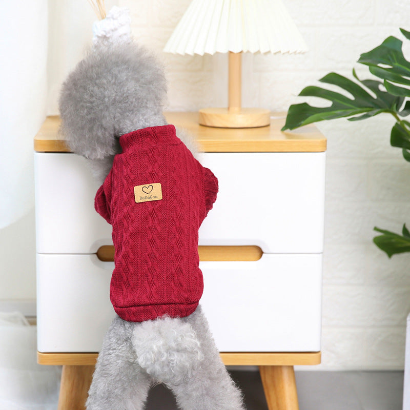 Pet Dog Clothing Autumn And Winter Clothing New Teddy Small Dog Pet Clothing Autumn And Winter Sweater eprolo