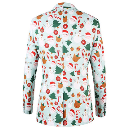 Christmas designer Men Clothing Luxury Designer Mens Blazer print Jacket Stylish Fancy Brand floral Males Suits Blazers