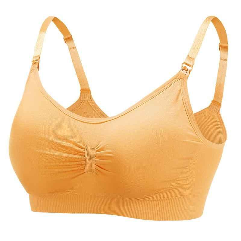 Seamless Plus Size Breastfeeding Bra Front Button Maternal Postpartum Bra - Shello's Creative Boutique