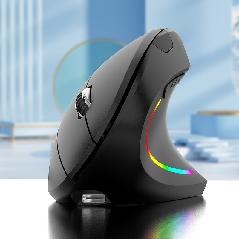 Wireless 2.4G vertical mouse for prevention