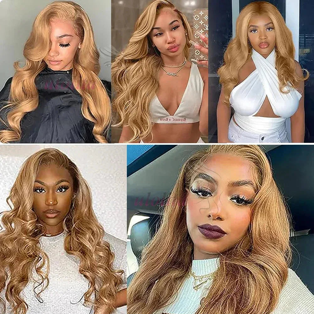 Honey Blonde Brazilian Body Wave Hair Bundles - 100% Raw Human Hair Extensions - Shello's Creative Boutique