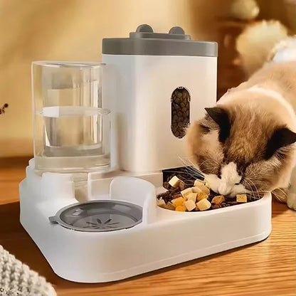 2-in-1 Automatic Pet Feeder & Water Dispenser - Large Capacity for Cats & Dogs - Shello's Creative Boutique