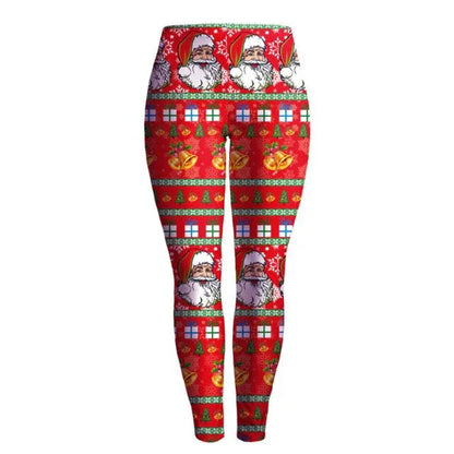 Women Christmas Leggings - Shello's Creative Boutique