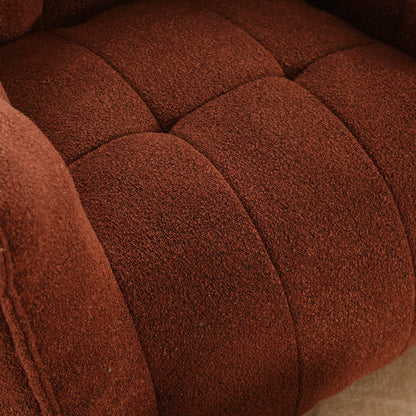 Soft Bean Bag Chair with High Resilient Foam with Footstool - Shello's Creative Boutique