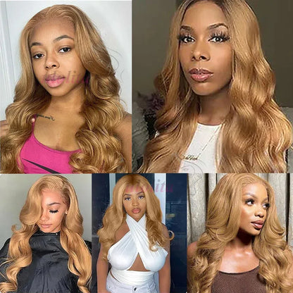 Honey Blonde Brazilian Body Wave Hair Bundles - 100% Raw Human Hair Extensions - Shello's Creative Boutique