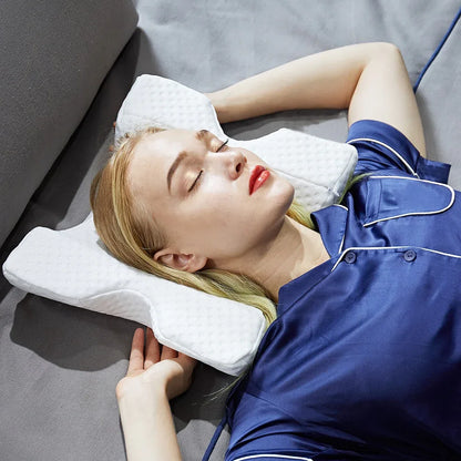 Memory Foam Bedding Pillow Anti-pressure Hand Pillow Ice Silk Slow Rebound Multifunction Pillow - Shello's Creative Boutique