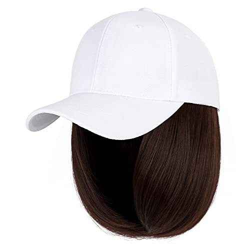 Wig Women's Hooded Wig Short Straight Hair Chemical Fiber Headcover