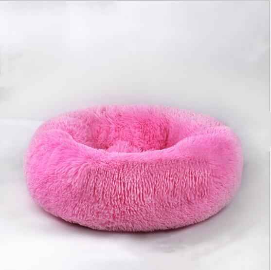 Donut Dog Bed - Soft Washable Pet Cushion for Dogs & Cats