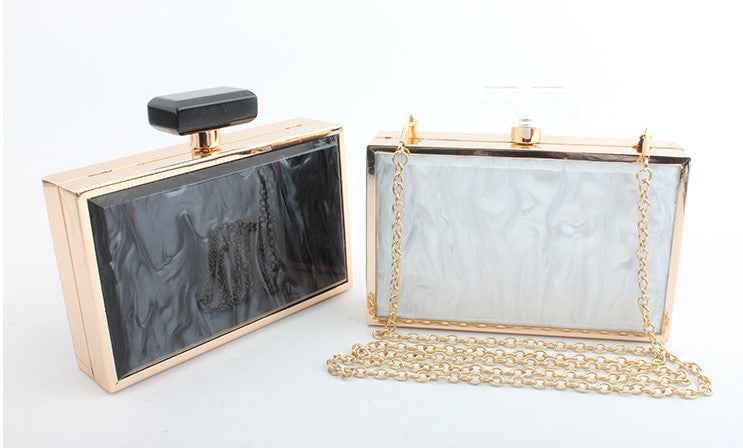 Acrylic Perfume Bottle Clutch - Women's Acrylic Bag Evening Bag