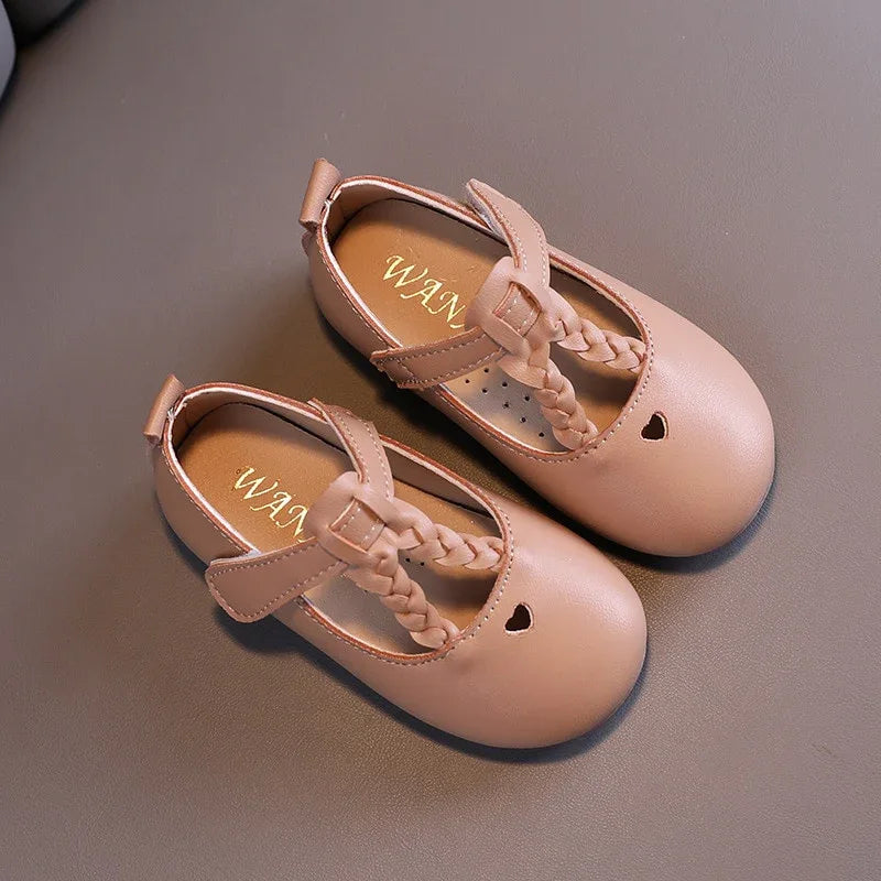 Autumn Girls Leather Shoes Fashion Solid Color Baby Girl Shoes Casual Kids Sneakers Soft Bottom Toddler Shoes Size 21-30 SZ256 - Shello's Creative Boutique