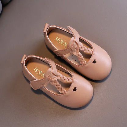 Autumn Girls Leather Shoes Fashion Solid Color Baby Girl Shoes Casual Kids Sneakers Soft Bottom Toddler Shoes Size 21-30 SZ256 - Shello's Creative Boutique