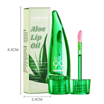 Aloe Vera Lip gloss, temperature-sensitive colour-changing lip glaze, Lip Oil - Shello's Creative Boutique