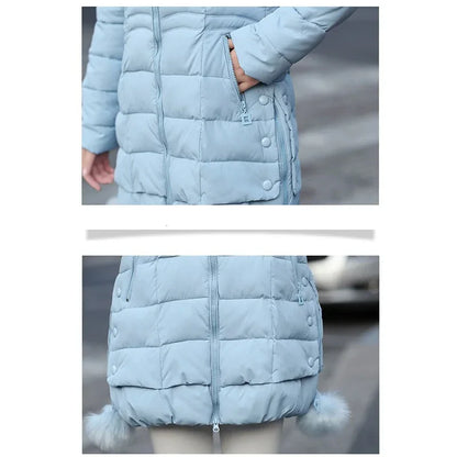 Faux Fur Parkas Women Down Jacket Winter Jacket Women Thick Snow Wear Winter Coat Lady Clothing Female Jackets Parkas - Shello's Creative Boutique