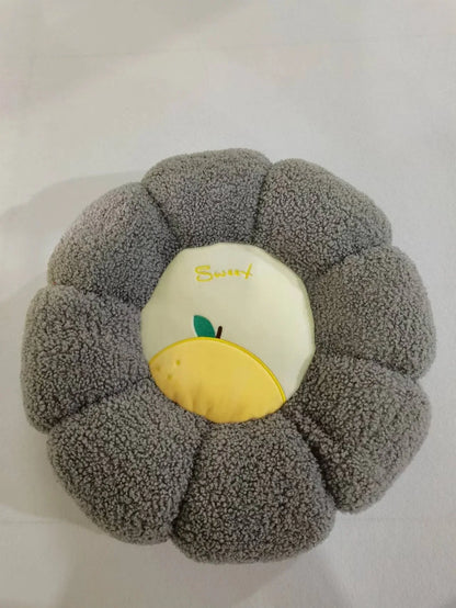 New Pumpkin Cushion Color Contrast Persimmon Ruyi Putuan Home Sofa Decoration Soft Cushion - Shello's Creative Boutique