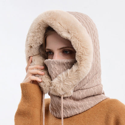 Winter Hat Outdoor Cycling Head Cover Cold Ski Hat Warm Neck Mask Integrated Cold Cover Head Hat eprolo