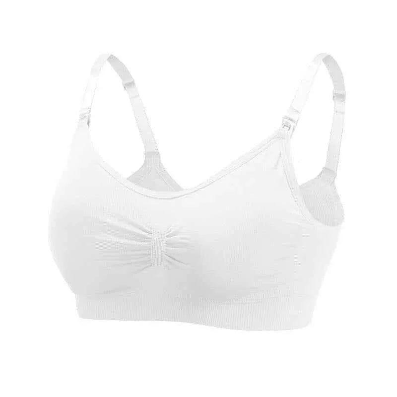 Seamless Plus Size Breastfeeding Bra Front Button Maternal Postpartum Bra - Shello's Creative Boutique