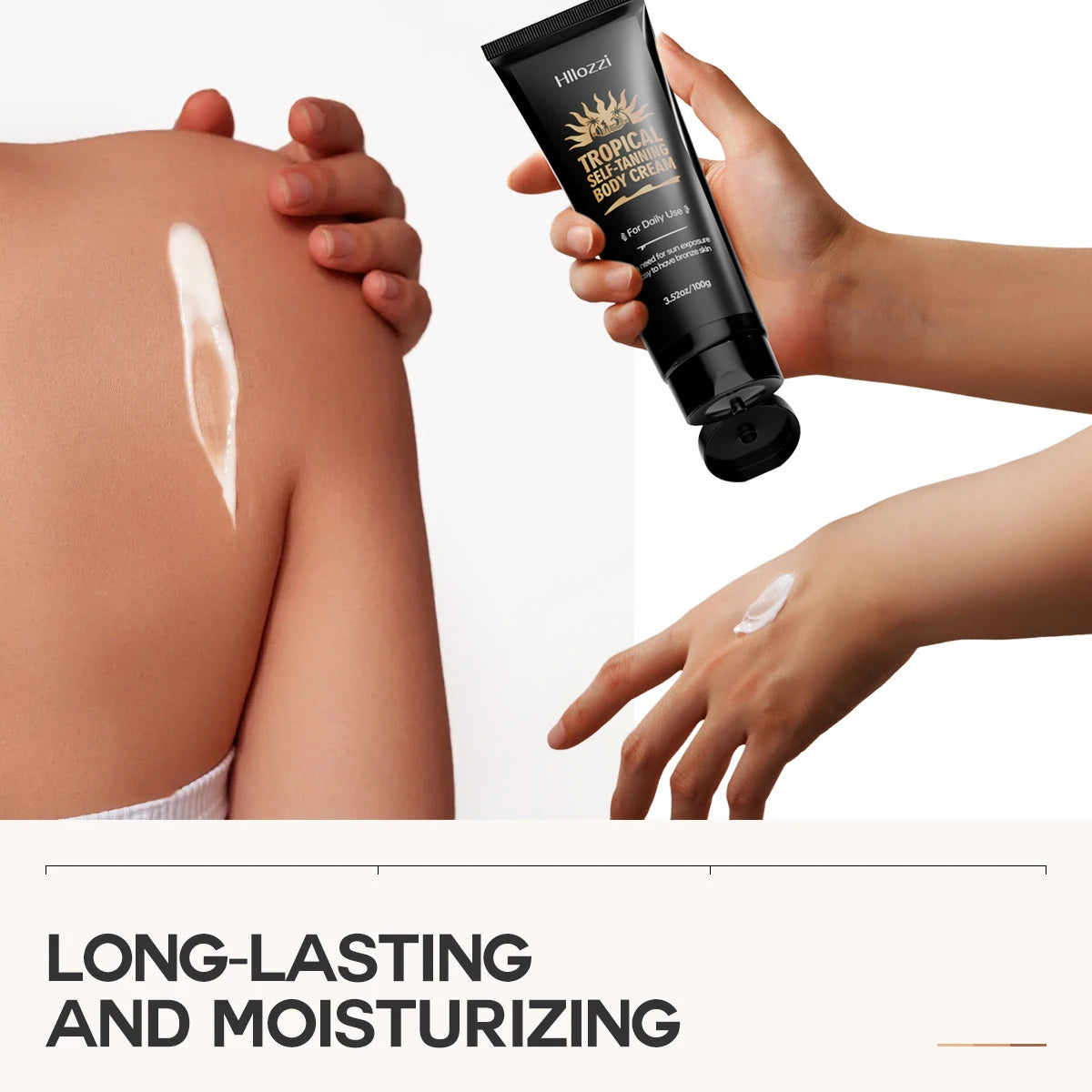 self-tanning lotion can be used on all parts of the face and body to hydrate and moisturize. faster and deeper tanning effects - Shello's Creative Boutique
