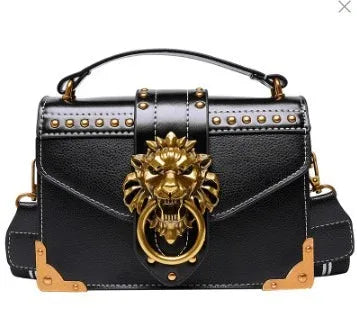 Retro PU handbag, shoulder bag, crossbody bag, small square bag, crossbody bag - Shello's Creative Boutique