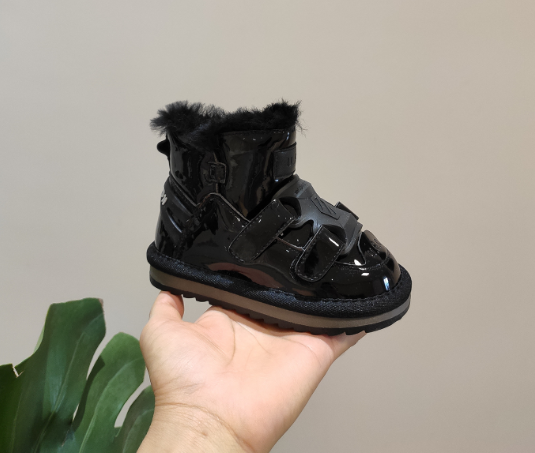 0-3 Years Winter Children Snow Boots Cute Buckle Baby Thick Warm Shoes Non-slip Fashion Toddler Girls Boys Cotton Boots eprolo
