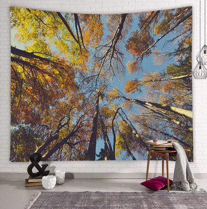 Beautiful Natural Forest Printed Large Wall Tapestry Wall Art Decor - Shello's Creative Boutique