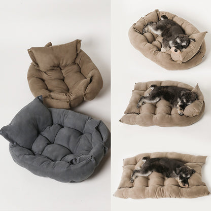 Four-Season Universal Summer Folding Dog Sofa Bed Soft Pet Cushion Pit Bull Small And Medium-Sized Dogs Pet Kennel eprolo