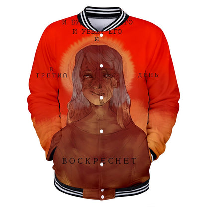 Sally face 3D jacket Hoodies New Hot Fall 3D baseball jacket Harajuku printing Sally face Baseball uniform Sweatshirt Men/Women eprolo